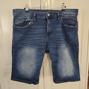 Buffalo David Bitton Dark Blue Jean Shorts